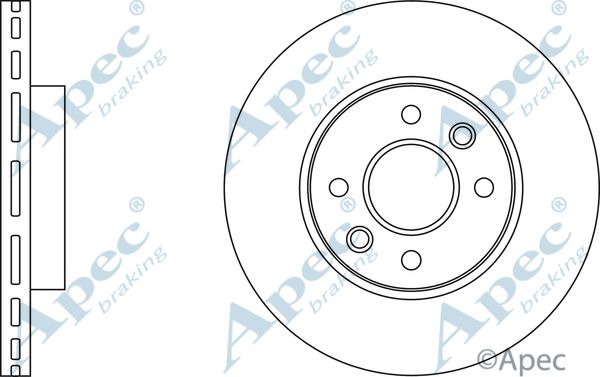 APEC BRAKING Bremžu diski DSK2935